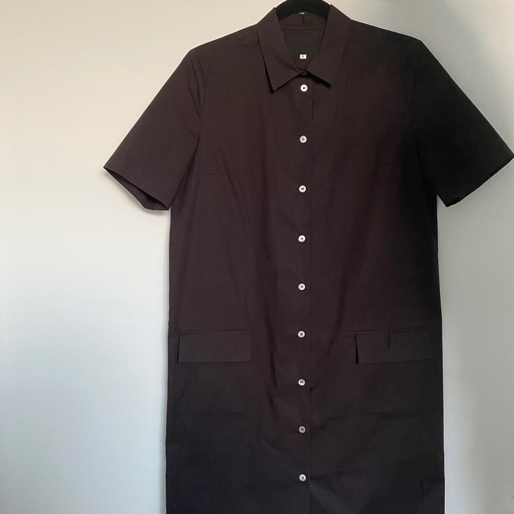 brown button down dress 🤎